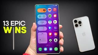 Samsung S25 Ultra - 13 Epic WINS Over iPhone 16 Pro Max