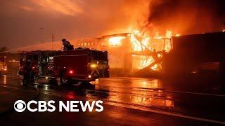 Latest news on deadly California fires fueled by hurricane-force winds