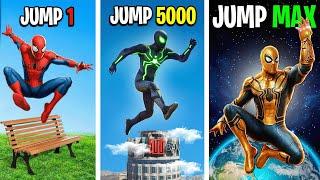 SPIDERMAN Upgrades With Every Jump In GTA 5