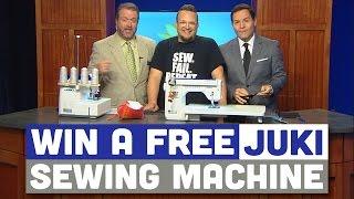 Win a FREE JUKI Sewing Machine - DadSews on WTVR