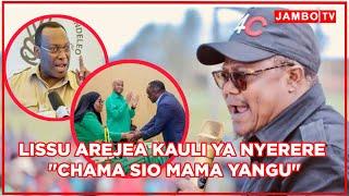 LISSU NJIAPANDA "ASEMA YUKO TAYARI KUONDOKA CHADEMA,ASEMA SIO CHADEMA SIO MAMA YAKE