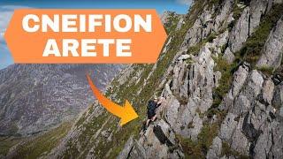 Cneifion Arete Grade 3 Scramble + Drone Footage