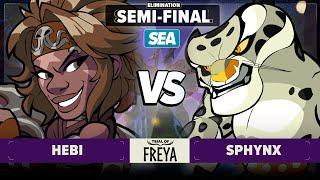 Sphynx vs Hebi - Elimination Semi-Final - Trial of Freya - SEA 1v1