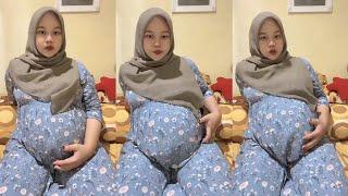 Bunda hamil jilbab cantik live malam jumat barokah