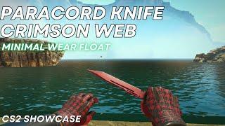 Paracord Knife Crimson Web (Minimal Wear) | CS2 Skin Showcase #856