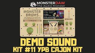 FREE CAJON KIT VST from #MonsterDrumVST Kit #11 YPB Cajon Kit | www.MonsterDAW.com