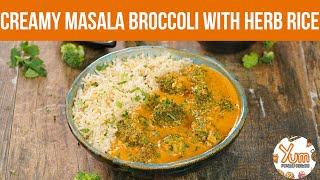 Creamy Masala Broccoli with Herb Rice: A Flavorful Fusion Delight!