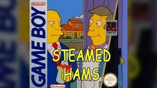 Steamed Hams but it's a Game Boy game