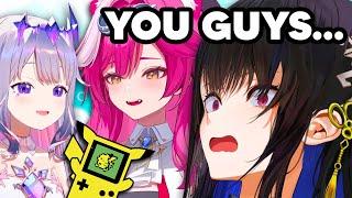 Nerissa Loses It When Biboo & Raora Play Pokémon in the Background【Hololive EN】