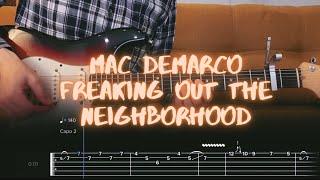 Freaking Out The Neighborhood Mac DeMarco Cover / Guitar Tab / Lesson / Tutorial