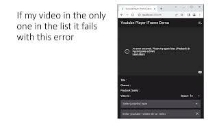 Flutter youtube_player_iframe test video