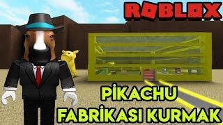  Kendi Pikachu Fabrikamızı Kuruyoruz  | Pikachu Tycoon | Roblox Türkçe