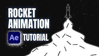 EASY Rocket Flying Animation Tutorial in After Effects