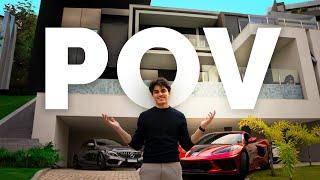 pov: a rotina de um milionário de 19 anos