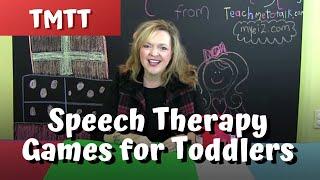 Games for Toddlers Speech Therapy..Therapy Tip of the Week