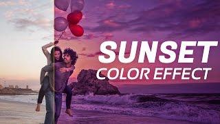 Dramatic Sunset Color Effects Photoshop Tutorial