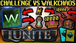 WHO COMPLETES THE DIVINE CASES LOG FIRST?! CHALLENGE VS RSPS YOUTUBER WALKCHAOS! - Lunite RSPS