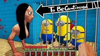 HOW MINIONS ESCAPED FROM MOMO's cage in MINECRAFT!! gameplay movie trap️