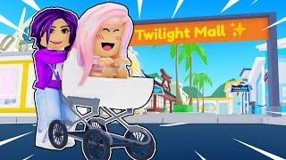 Baby Janet goes to the Twilight Daycare Mall! | Roblox Roleplay