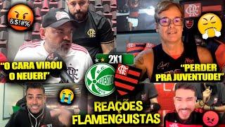 REAÇÕES dos FLAMENGUISTAS FURIOSOS com a DERROTA - JUVENTUDE 2X1 FLAMENGO [REACT BRASILEIRÃO 2024]