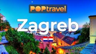 Walking in ZAGREB / Croatia - Evening Tour - 4K 60fps (UHD)