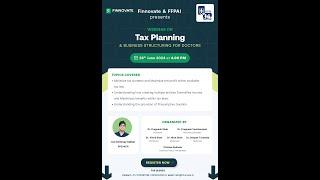 Tax Planning & Bussiness Structuring For Doctors