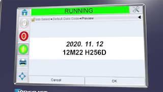 How to change the date code | Videojet 6530 6330 TTO printer