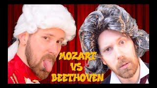 Klassische Rap-Battles: Mozart vs. Beethoven