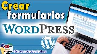 Crear formulario en wordpress