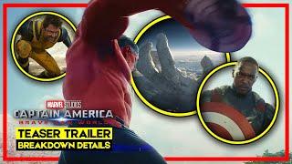 CAPTAIN AMERICA BRAVE NEW WORLD | OFFICIAL TEASER - BREAKDOWN DETAILS & EASTER EGGS