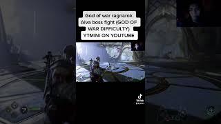 GOD OF WAR RAGNAROK - Alva Boss Fight (GOD OF WAR DIFFICULTY) #shorts