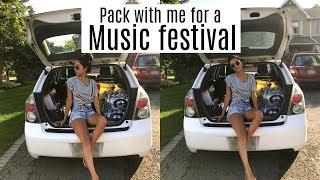 Pack With Me: COUNTRY MUSIC FESTIVAL | Chelsea Trevor