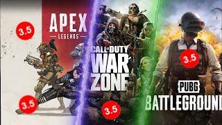 КАК ИГРАЮТСЯ БАТЛ РОЯЛИ В 2022 ? | Warzone | PUBG | Apex Legends