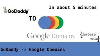 How to transfer domains from GoDaddy to Google Domains in about 5 minutes