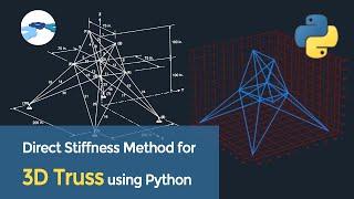 Python: Direct Stiffness Analysis of 3D Truss