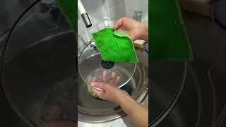 Как мыть посуду салфеткой файбером для посуды Greenway без моющих средств