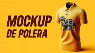 Cómo crear un MOCKUP DE POLERA en Photoshop | Tutorial Paso a Paso