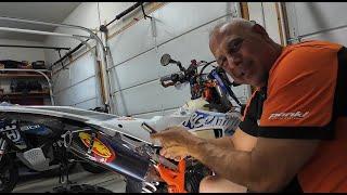 2024 KTM EXC-F 500 TPI Tune On OEM ECU FMF Muffler Install And Hot Test Ride Plus Reed Removal #420