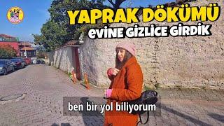 YAPRAK DÖKÜMÜ EVİNE GİZLİCE GİRDİK ! / DÜŞÜK BÜTÇELİ YAPRAK DÖKÜMÜ SAHNESİ ÇEKTİK :)