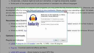 itcts_001  Installing Audacity on Windows 7