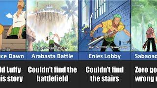 EVERY Time Zoro Got LOST!