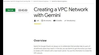 Creating a VPC Network with Gemini