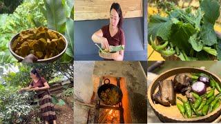 My family is crazy for this recipe| Fresh organic pumpkin with smoked pork| Naga cuisine| Ep.14