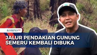 Sempat Ditutup akibat Covid-19, Jalur Pendakian Gunung Semeru di Jatim Kembali Dibuka