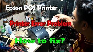 Epson POS Printer Sensor Error