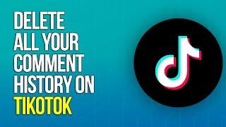 How to Delete all your TikTok Comments History