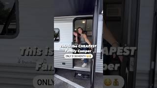 This is the CHEAPEST camper on the market from @campingworld  #campingworldpartner #rvlife #camper