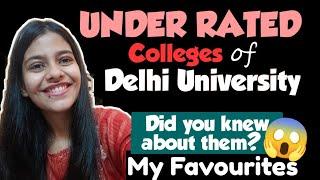 Most UNDERRATED Colleges of DELHI UNIVERSITY | Decent Cutoff | DU Admissions 2021 -Ayushi Gupta Live