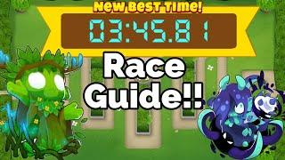 Btd6 Race #300 “A Very Fast Hedge” in 3:45.81 Safe Race Guide!!