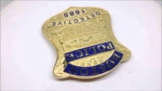 Boston police detective badge